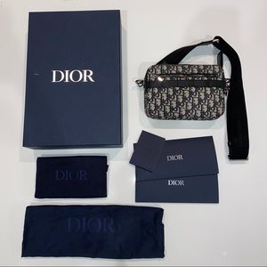 Dior Safari Pouch Oblique Jacquard
